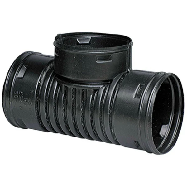 ADS 0626AA Corrugated Snap Tee, 6"