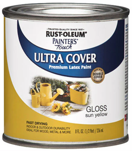 Rust-Oleum 1945-730 Painter's Touch Gloss Brush-On Paint, 1/2 Pt, Su