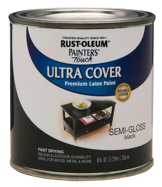 Rust-Oleum 1974-730 Painter’s Touch Ultra Cover Semi-Gloss Paint, 1/2