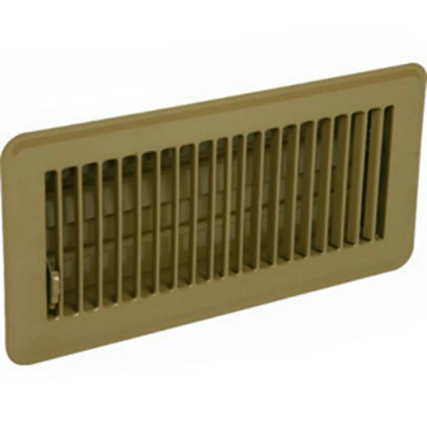 AmeriFlow 456B4X8 Mobile Home Floor Register, Brown, 4" x 8"