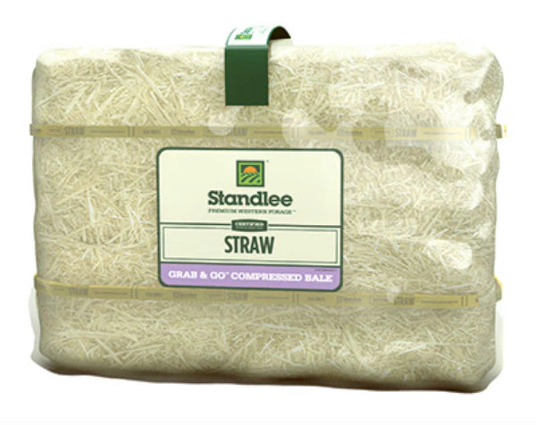 Standlee 1600-20121-0-0 Certified Straw Grab & Go Compressed Bale, 50