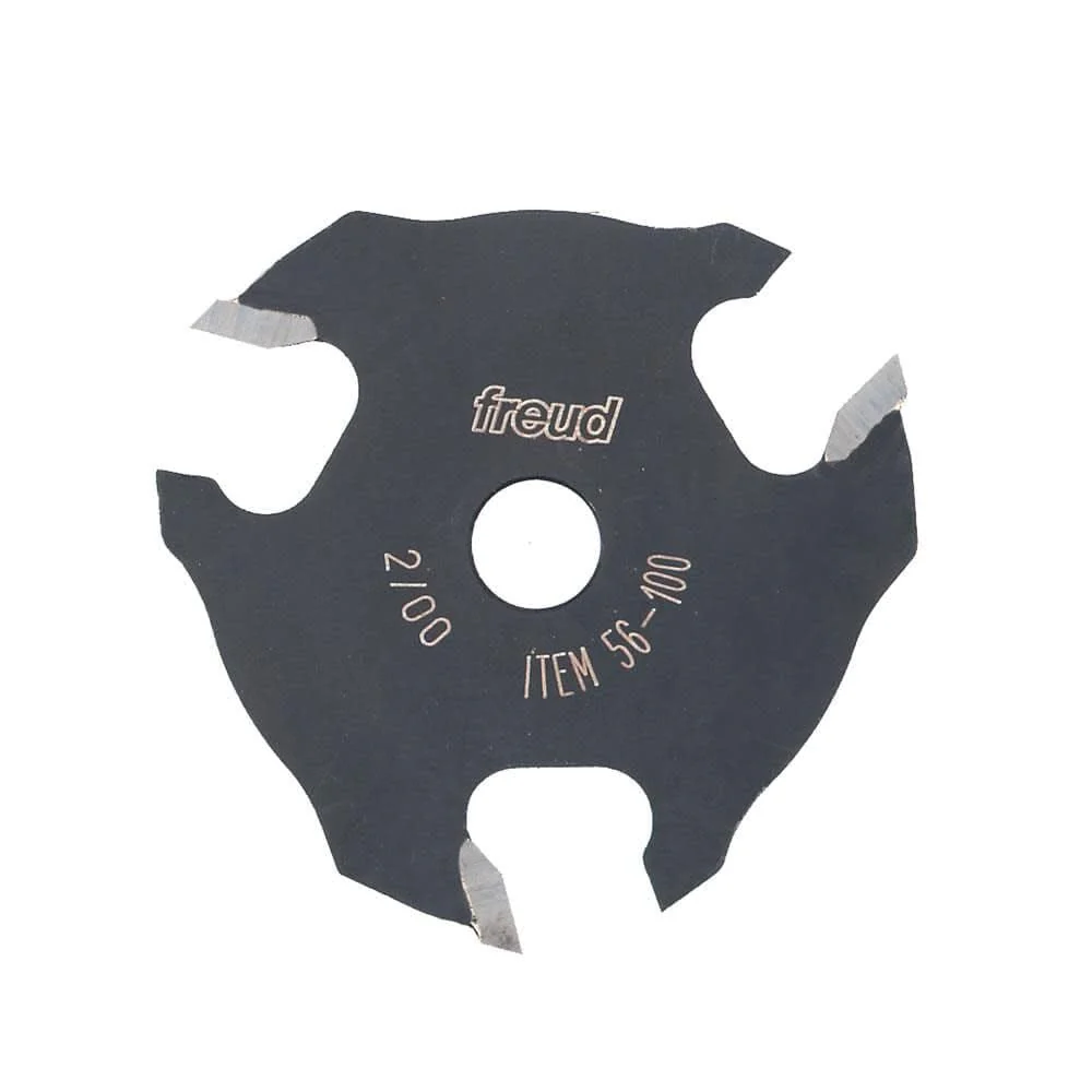 Freud 1/16" 3-Wing Slotting Cutter, 9/16" Depth x 1/16" Slot - 56-100