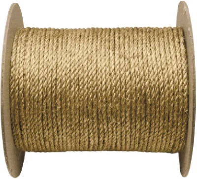 Wellington 28771 Twisted Manila Rope 3/8" x 600', Natural Fiber