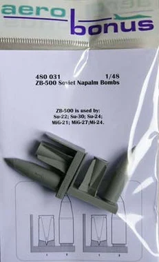 ZB-500 Soviet Napalm Bombs 1/48 Aerobonus