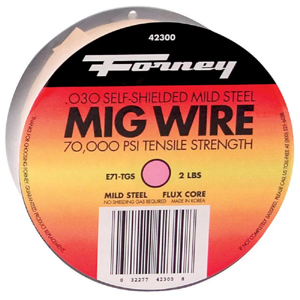 Forney 42300 Flux Core Mild Steel E71T-GS MIG Welding Wire, 0.030" Dia