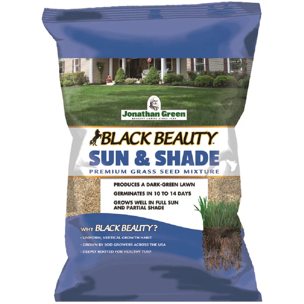 Jonathan Green 12006 Black Beauty Sun & Shade Premium Grass Seed, 25 l