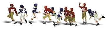 Youth Football Players HO Scale Woodland Scenics