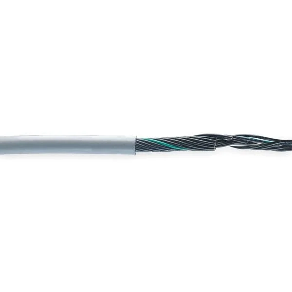 12 AWG 4 Conductor Continuous Flex Tray Cable 600V GY