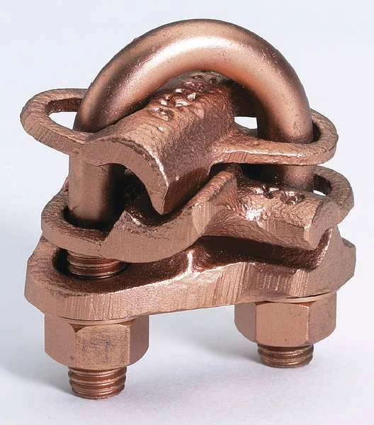 Wire Ground Clamp, 2 /0AWG, 2.75In