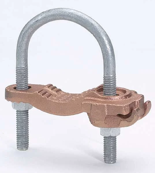 Pipe Ground Clamp, 4AWG, 4.25In