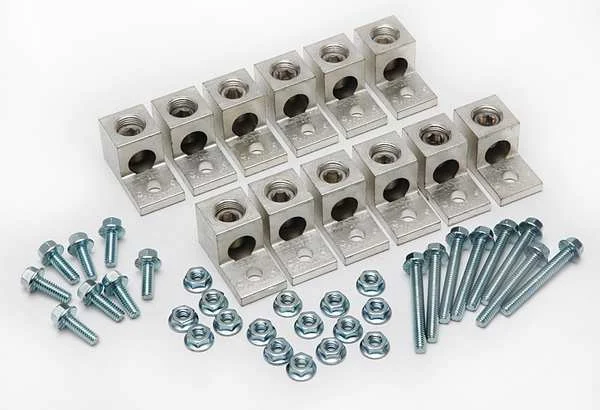 Mechancl Conn, Lug Kit, 250 kcmil to 6 AWG