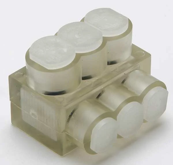 Insulated Multitap Connector, 2.19 In. L, Width: 1.38 in