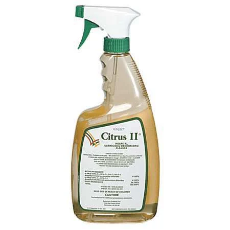 Germicidal Deodorizing Cleaner, 22 oz. Trigger Spray Bottle, Citrus