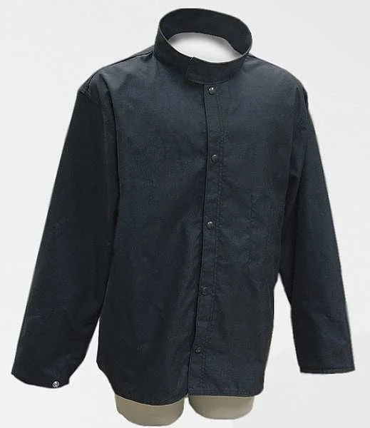 Flame Resistant Jacket, Navy, Carbon Aramid Blend, S
