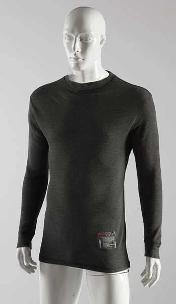 FR Base Layer Crewneck Shirt, S, Gray