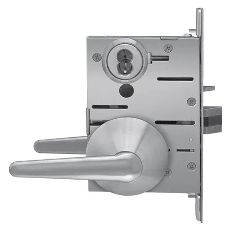 Mortise Lockset, Lever, LH 630 Rose, Ser. LH 630, Storeroom