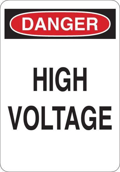 Danger Sign, High Voltage, Vinyl, 7in.W