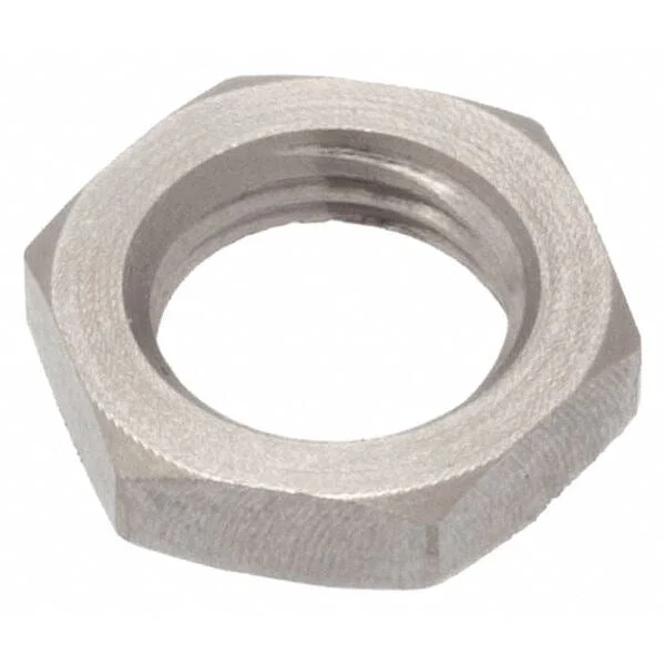 Hex Nut, M20-2.50, 316 Stainless Steel, Not Graded, Plain, 10 mm Ht