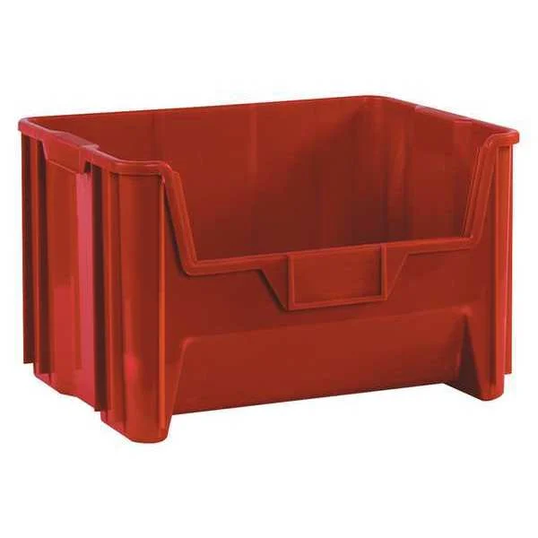 Giant Bin, Red, 15.3 in L x 19.9 in W, 3 PK