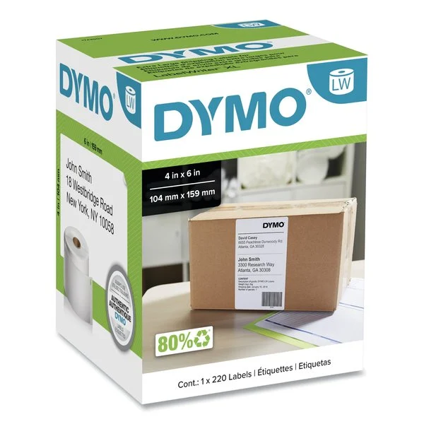LabelWriter White Shipping Labels, 4x6
