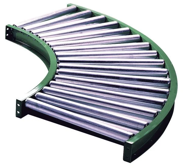 Roller Conveyor, 90 Curve, 10BF
