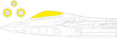 F-22A for ILK 1/48 Eduard Masks