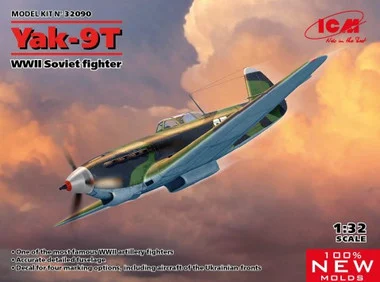 WWII Soviet Yak-9T Fighter 1/32 ICM Models