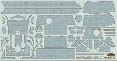 Zimmerit Coating Panther Ausfg 1/35 Tamiya