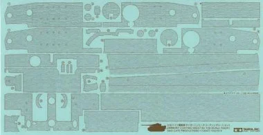 Zimmerit Coating Sheet Tiger I Mid Late 1/35 Tamiya