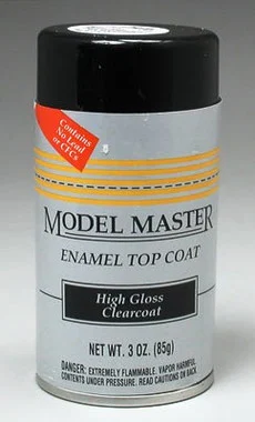 Gloss Clear Top Coat Spray Testors