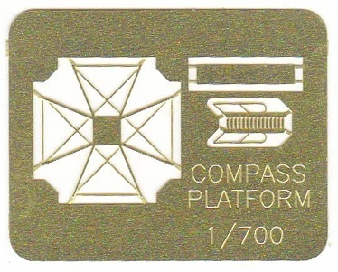 RMS Titanic Compass Platform w/Access Ladder 1/700 Toms Modelworks